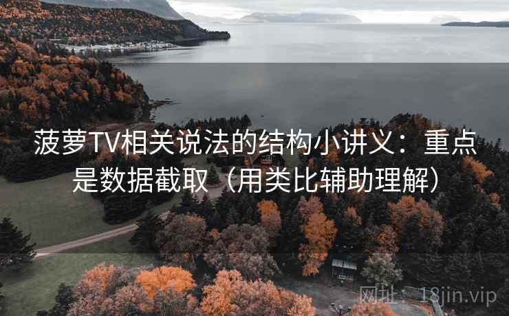菠萝TV相关说法的结构小讲义：重点是数据截取（用类比辅助理解）